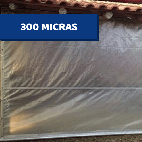 Lona de Ráfia de Polietileno Transparente - 300 Micras - 3x5.5